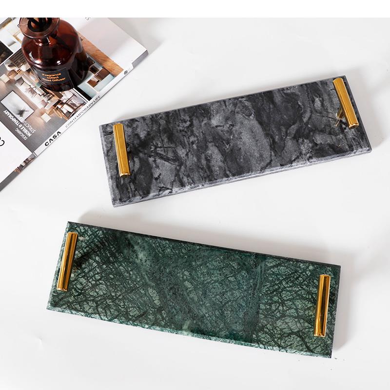 Tiny Home Bathroom Kit - Nordic Natural Marble Tray Decoration Cosmetics