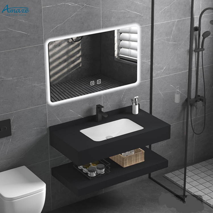 Home Bathroom Vanity - Bathroom CabinetDurable Double-layer Wall Mount Bathroom