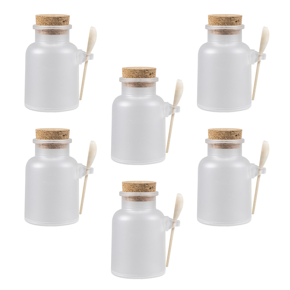 6Sets Empty Refillable Portabl - Bath Salts Jar 评论和价格
