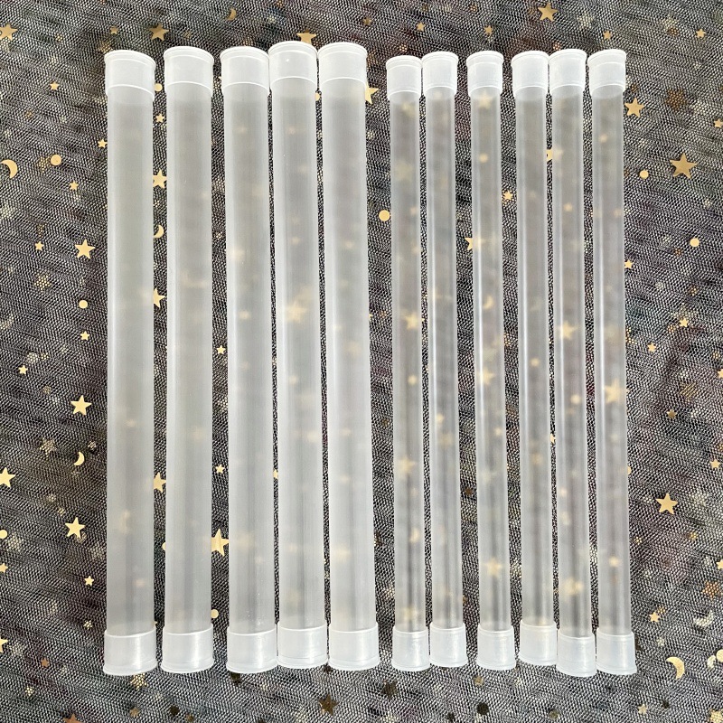 100pack Clear Plastic Tubes,6' - Bath Salts Jar 评论和价格