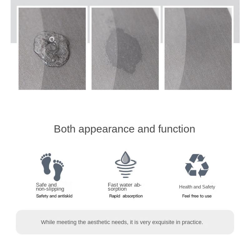 Super Absorbent Non-slip Bathr - Zara Home Bathroom Rug 评论和价格