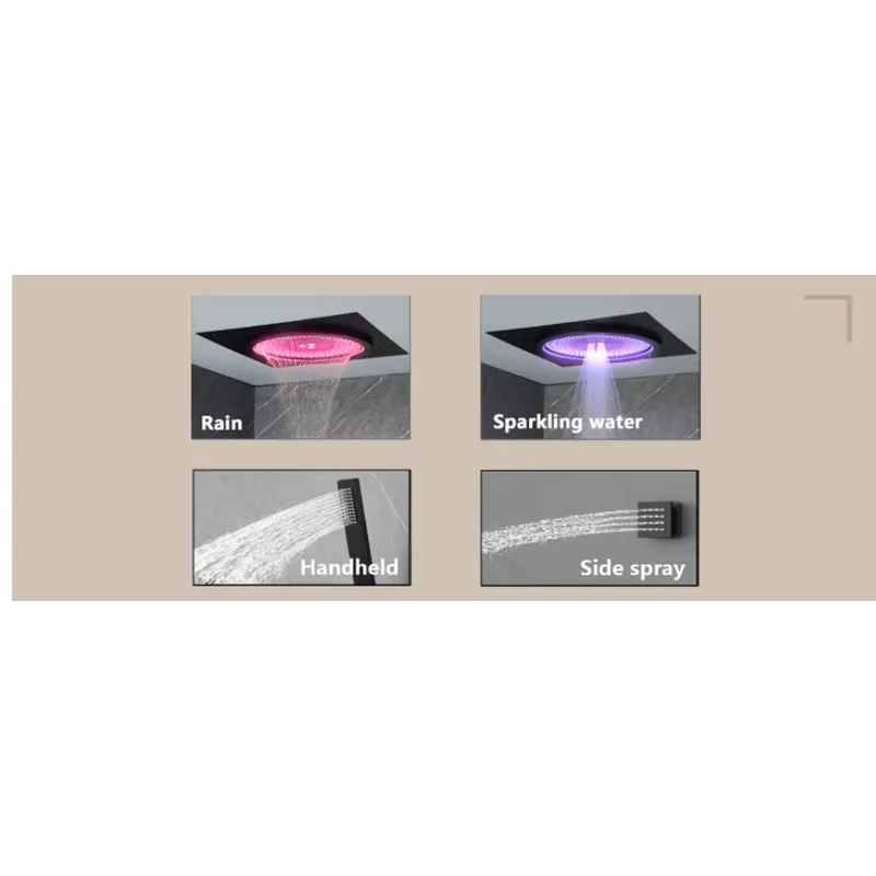 Smart LED Shower Set Bathroom  - Home Bathroom 评论和价格