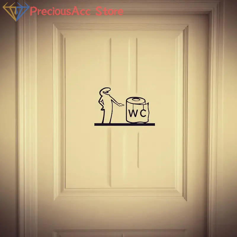 La Linea Minimalist Line Art S - Home Bathroom Door Signs 评论和价格