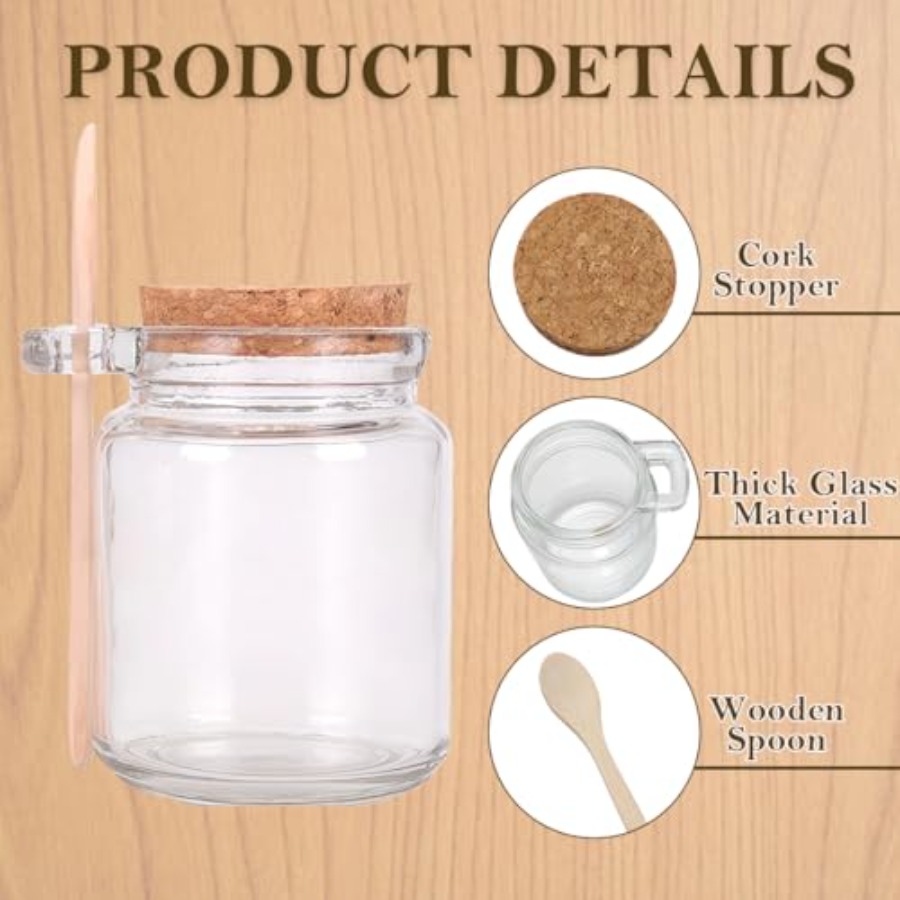 1Pcs 250ml/8.3oz Empty Clear G - Bath Salts Jar 评论和价格