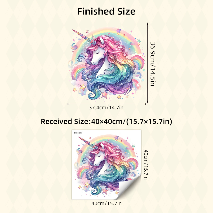 1Pc Charming Unicorn and Rainb - Home One Bathroom 评论和价格