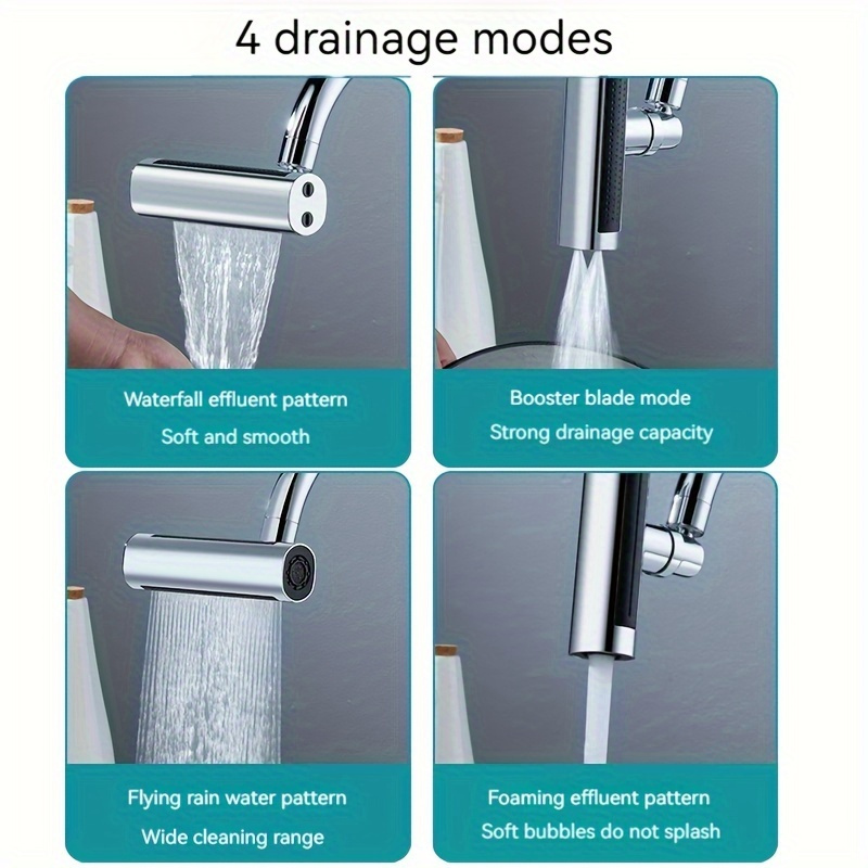 1pc Multifunctional Faucet Ada - Home Essentials Bathroom Accessories 评论和价格