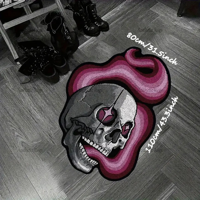 VIKAMA garbage rock style skel - Zara Home Bathroom Rug 评论和价格