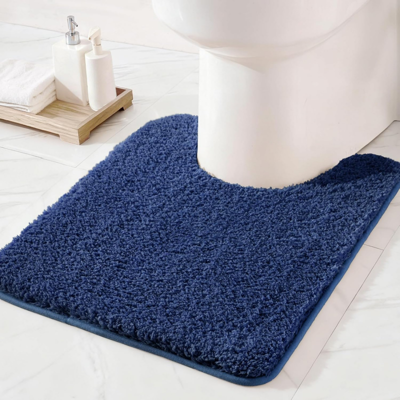 VIKAMA Multi Size Navy Blue Ba - Zara Home Bathroom Rug 评论和价格