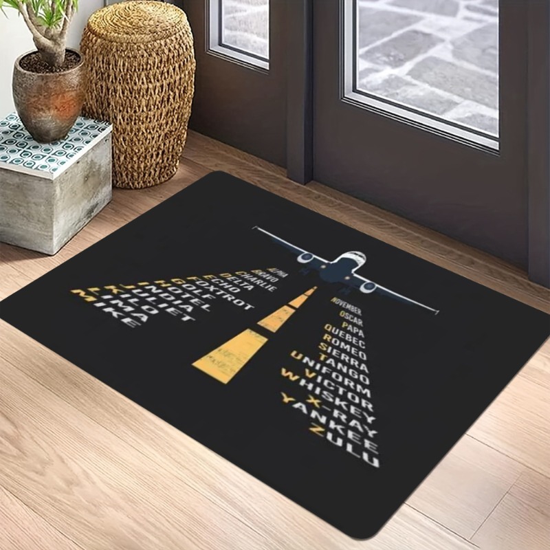 Aviation Theme Carpet Mat - Ai - Home Bathroom Door Signs 评论和价格