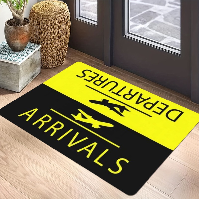 Aviation Theme Carpet Mat - Ai - Home Bathroom Door Signs 评论和价格