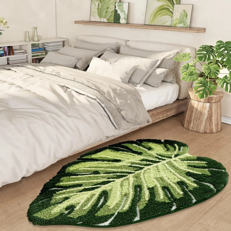 VIKAMA Non-Slip Bath Mat Green - Zara Home Bathroom Rug 评论和价格