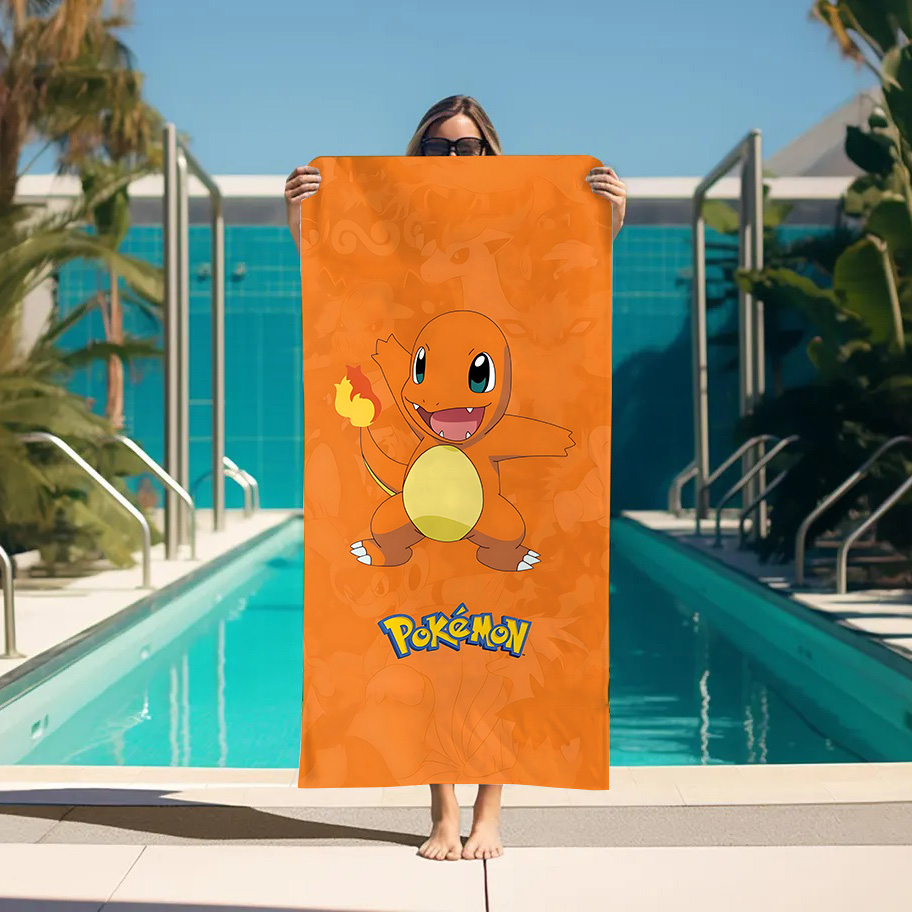 1pc Large Pokemon Bath Towel S - Home Essentials Bathroom Accessories 评论和价格