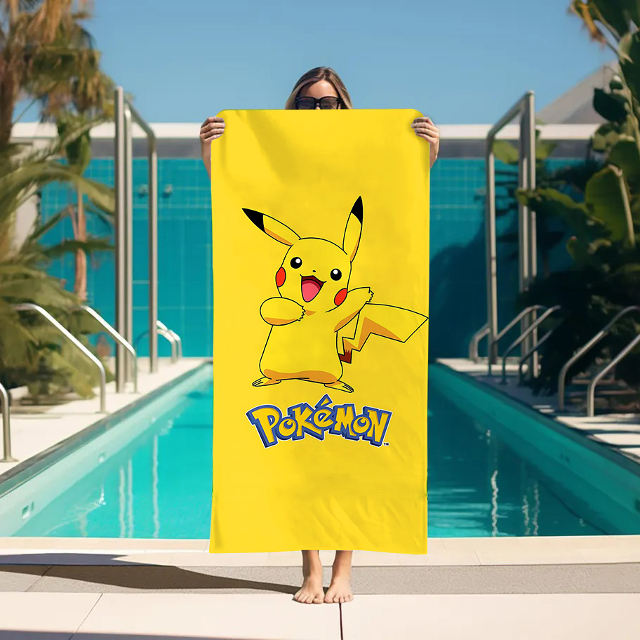 1pc Large Pokemon Bath Towel S - Home Essentials Bathroom Accessories 评论和价格