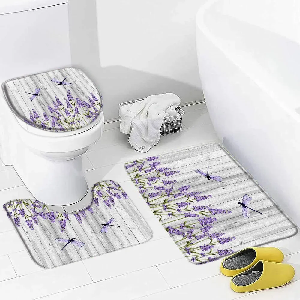 Purple Lavender Bath Mat Set N - Zara Home Bathroom Rug 评论和价格