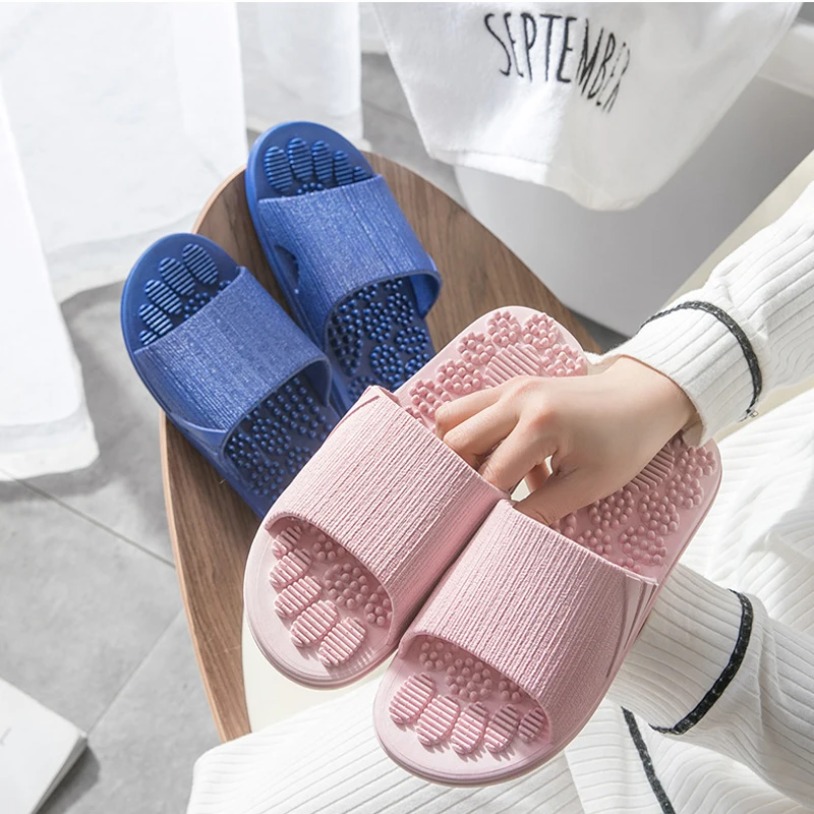 Summer Women Men Slippers Foot - Home One Bathroom 评论和价格
