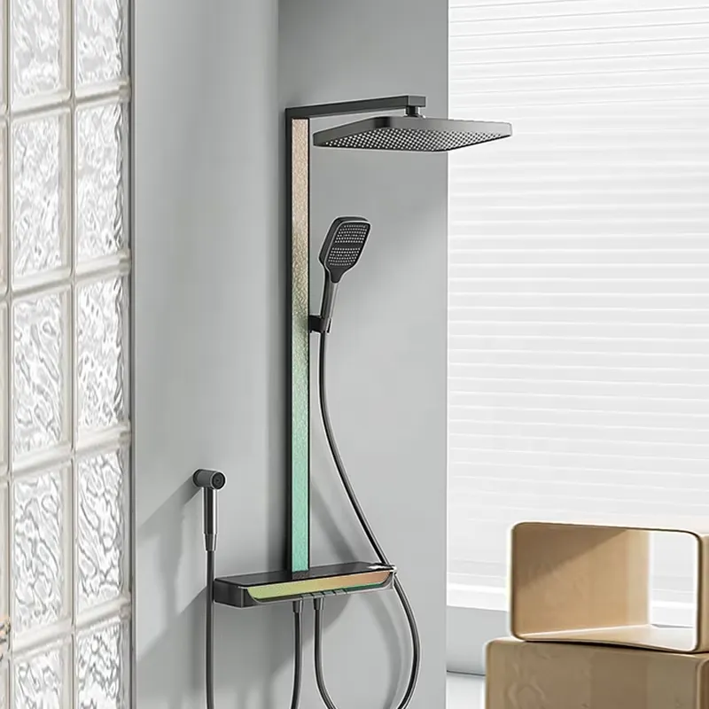 Brass Digital Waterfall Shower - Home Bathroom 评论和价格