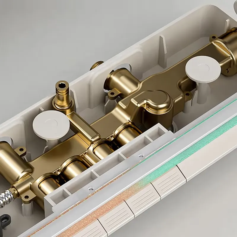 Brass Digital Waterfall Shower - Home Bathroom 评论和价格