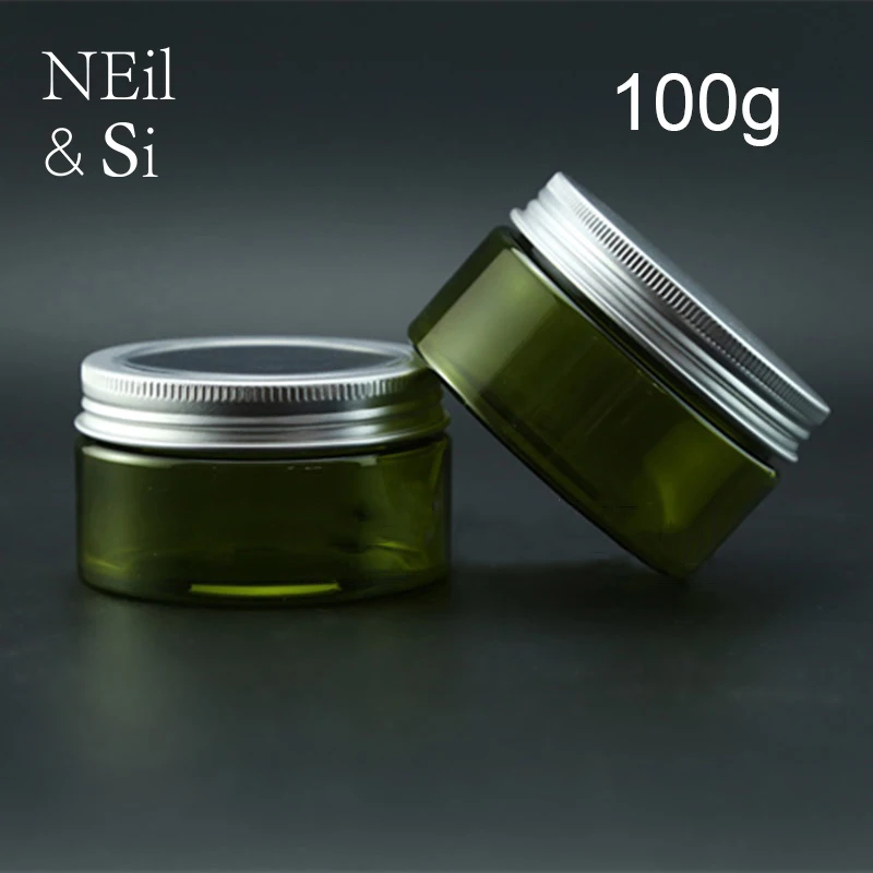 100g Plastic Green Jar with Me - Bath Salts Jar 评论和价格