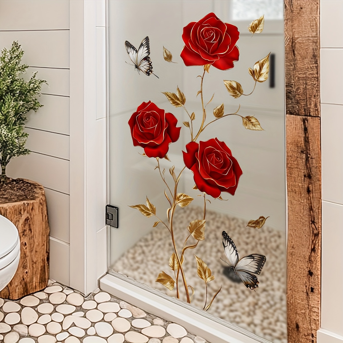 1Pc Charming and Romantic Red  - Home One Bathroom 评论和价格