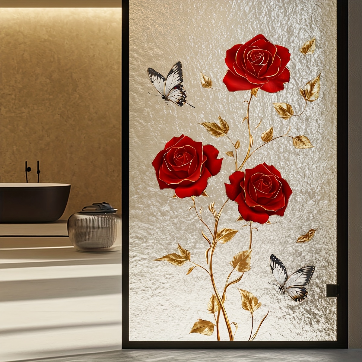 1Pc Charming and Romantic Red  - Home One Bathroom 评论和价格