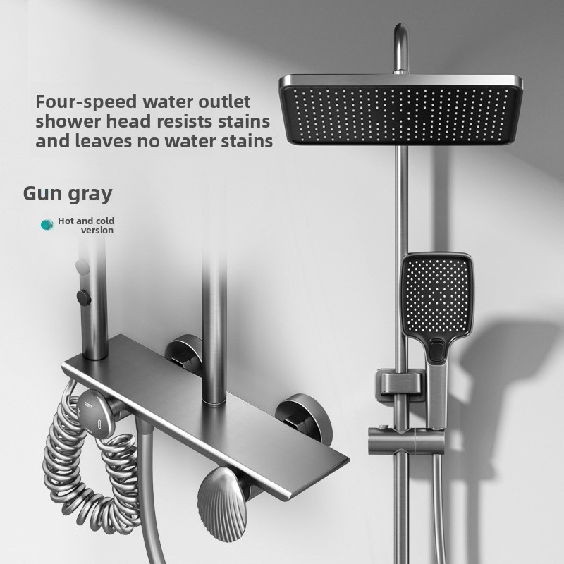 All Copper Gunmetal Shower Fau - Home Bathroom 评论和价格