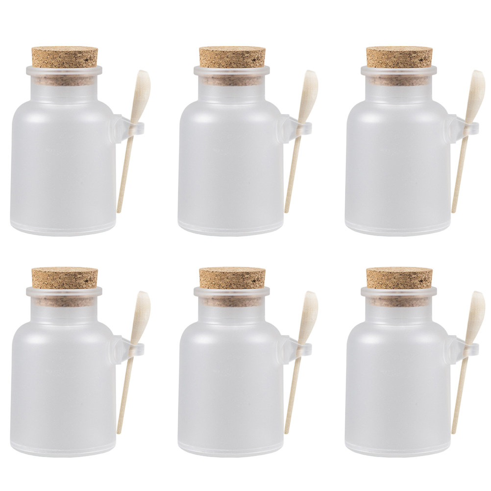 6Sets Compact Empty Bottles fo - Bath Salts Jar 评论和价格