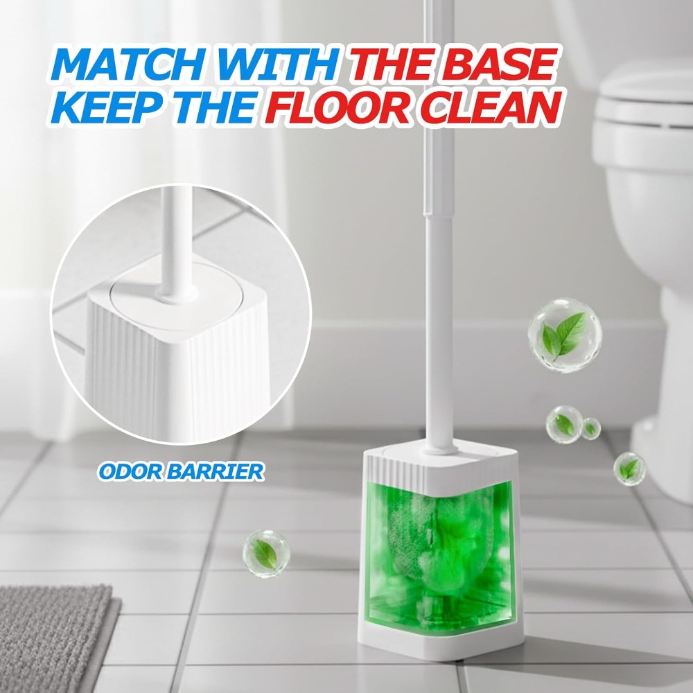 Toilet Bowl Brush and Holder S - Home Essentials Bathroom Accessories 评论和价格