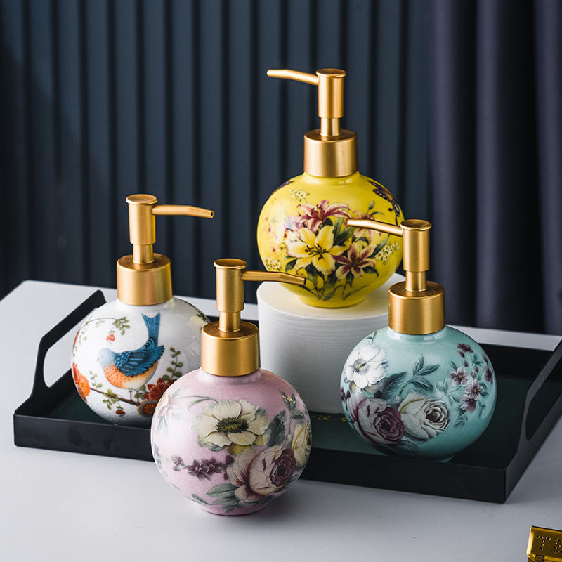 300ml Ceramic Sub-bottle Color - Tiny Home Bathroom Kit 评论和价格