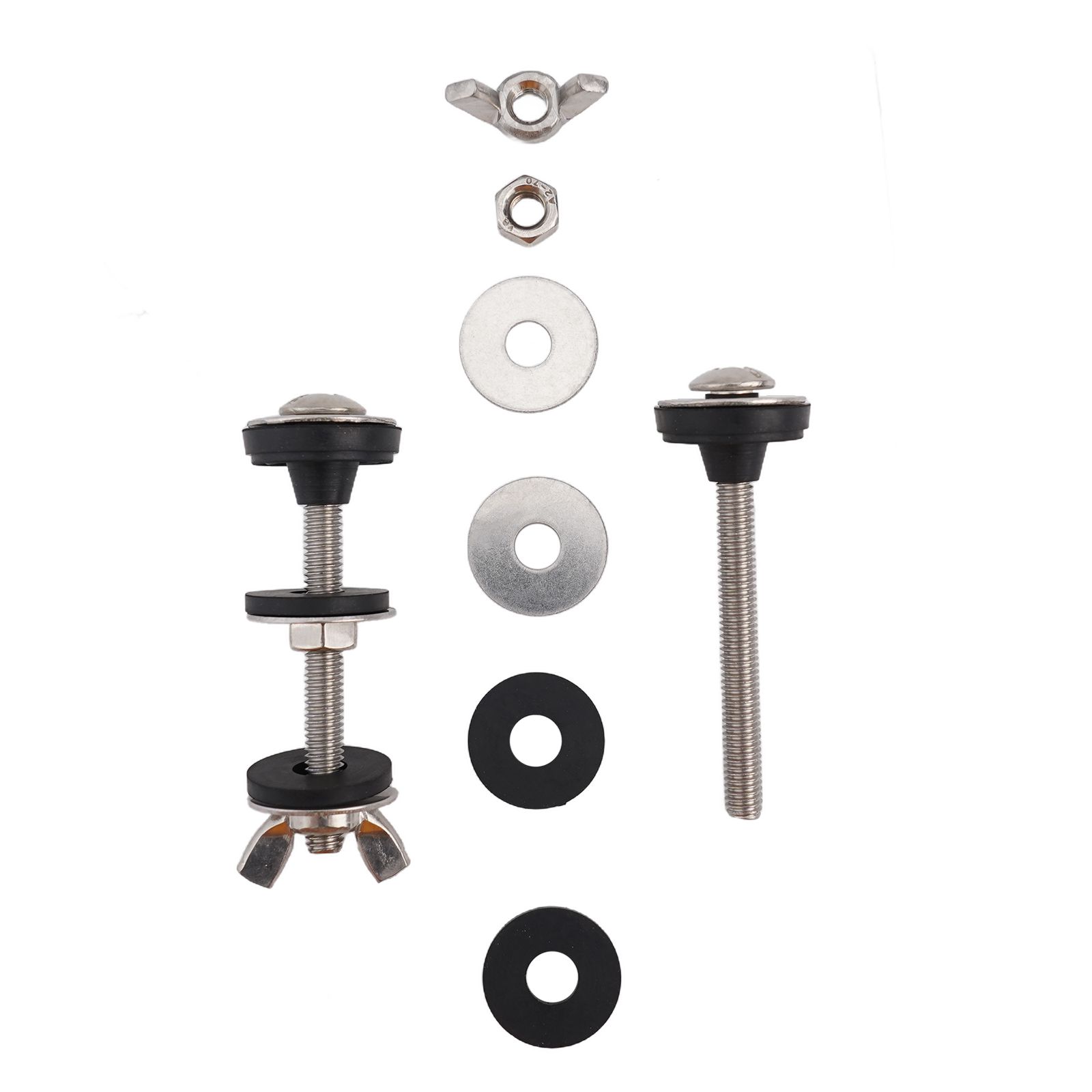 2pcs Toilet Tank To Bowl Bolt  - Tiny Home Bathroom Kit 评论和价格