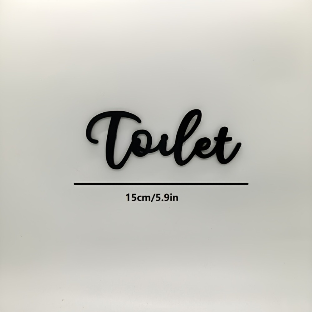 CIFBUY Modern Plastic Letter S - Home Bathroom Door Signs 评论和价格
