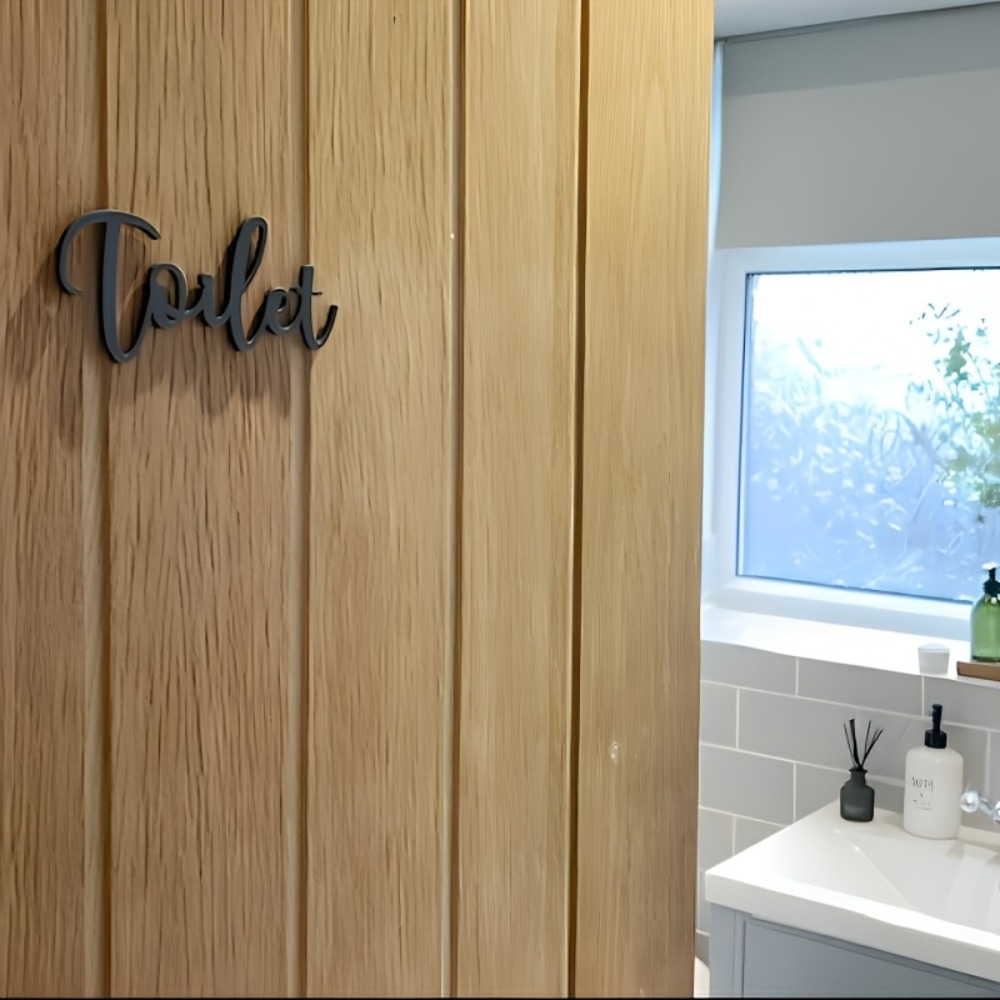 CIFBUY Modern Plastic Letter S - Home Bathroom Door Signs 评论和价格