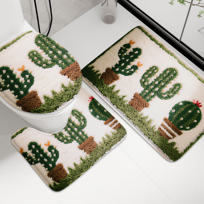 3pcs Korean Style Home Toilet  - Zara Home Bathroom Rug 评论和价格