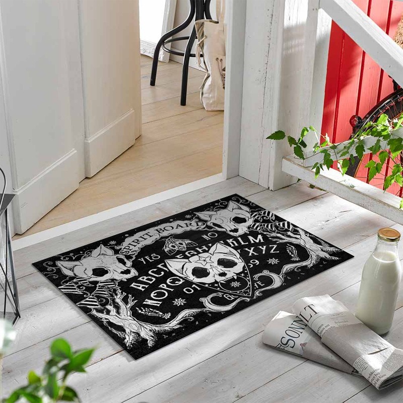 Dark Gothic Floor Mat for Hous - Zara Home Bathroom Rug 评论和价格