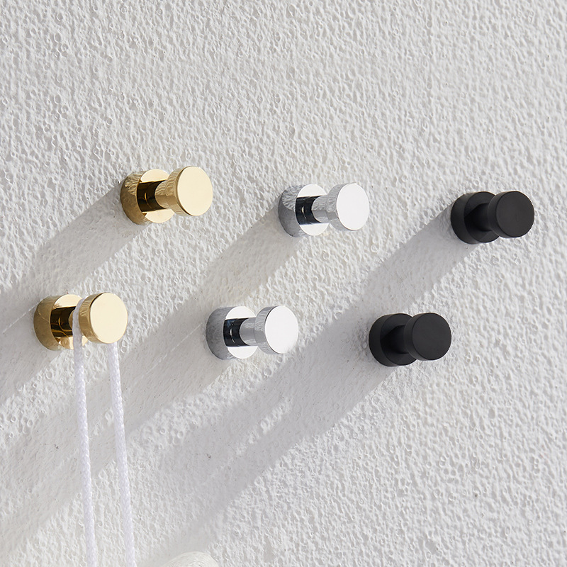 2/3/4/5pcs Brass Robe Hooks Ru - Tiny Home Bathroom Kit 评论和价格