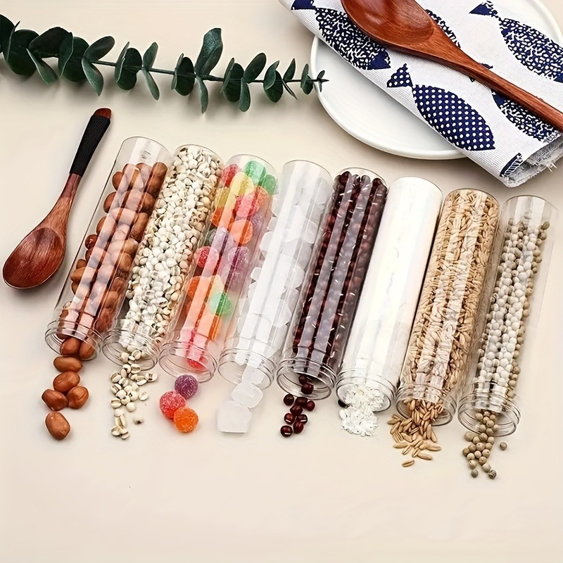 25pcs Plastic Transparent Tube - Bath Salts Jar 评论和价格