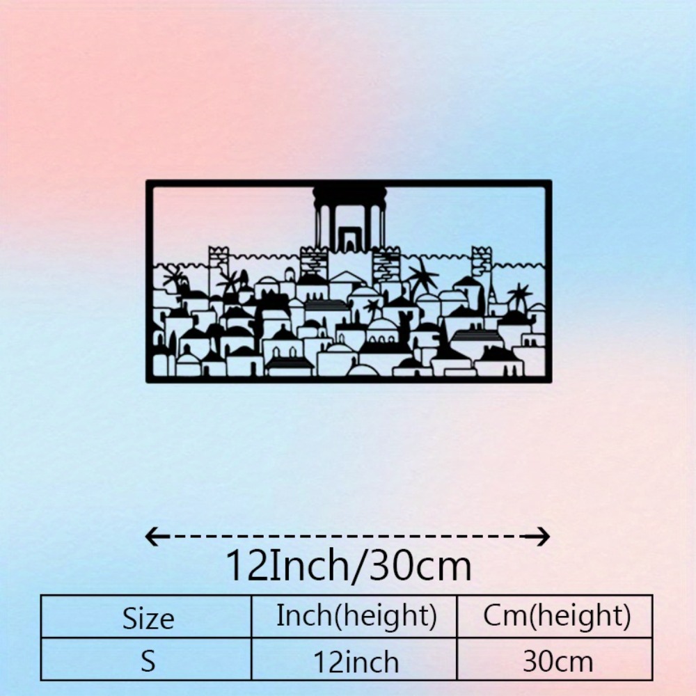 CIFBUY Metal Wall Art Jerusale - Home & Bathroom Building Products Pte Ltd Reviews 评论和价格