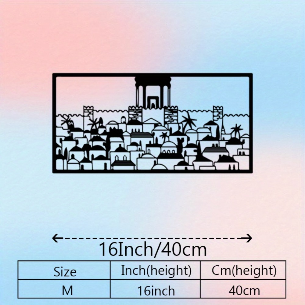 CIFBUY Metal Wall Art Jerusale - Home & Bathroom Building Products Pte Ltd Reviews 评论和价格