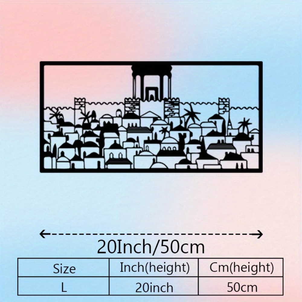 CIFBUY Metal Wall Art Jerusale - Home & Bathroom Building Products Pte Ltd Reviews 评论和价格