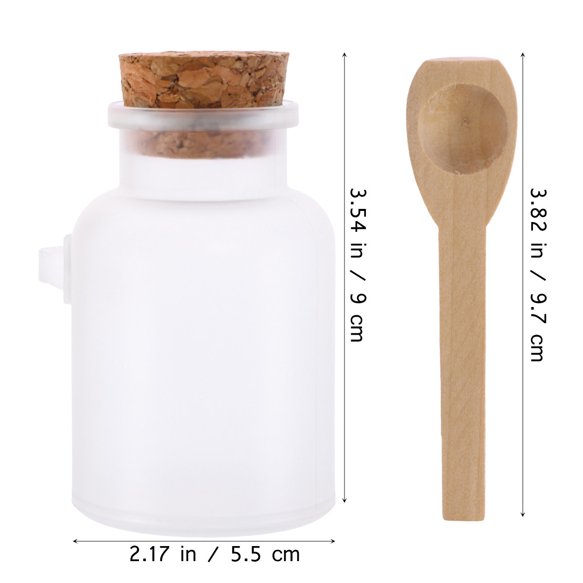 200G ABS Plastic Bath Salt Bot - Bath Salts Jar 评论和价格