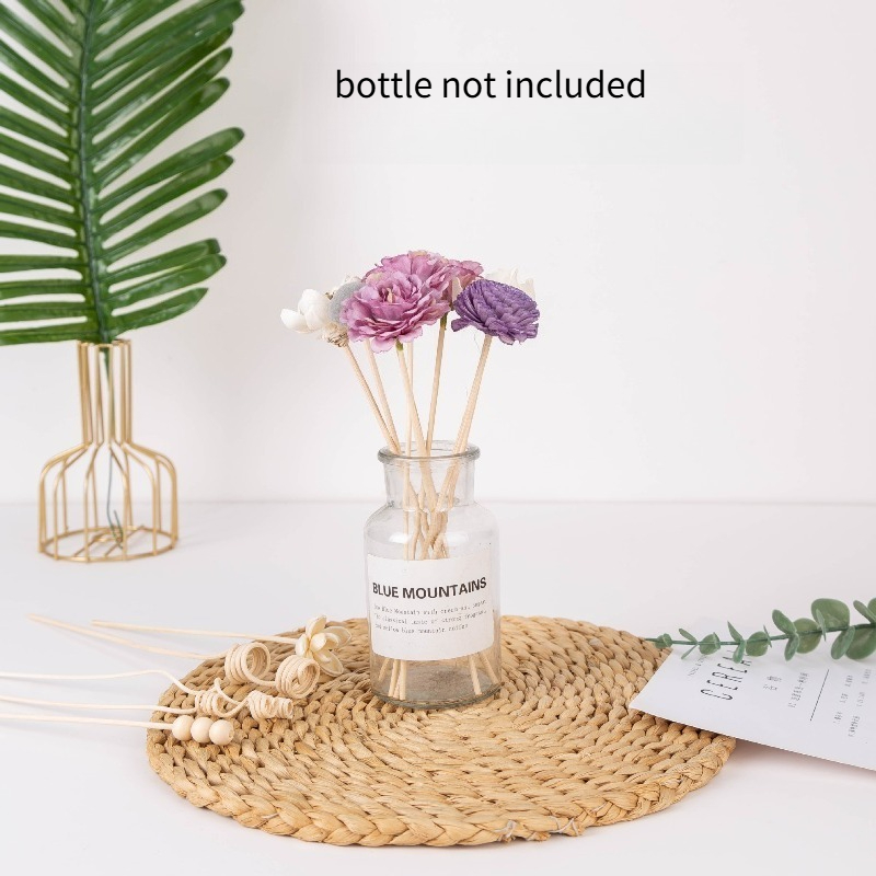 Rattan Sticks and Sola Flowers - Home One Bathroom 评论和价格