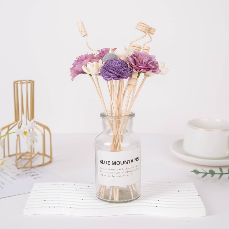 Rattan Sticks and Sola Flowers - Home One Bathroom 评论和价格